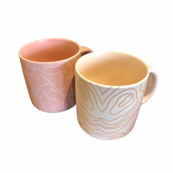 Set of Whitney Kerney Ceramic Mugs